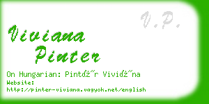 viviana pinter business card